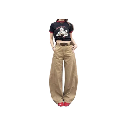 ZXBY Хаки Женские Джинсы