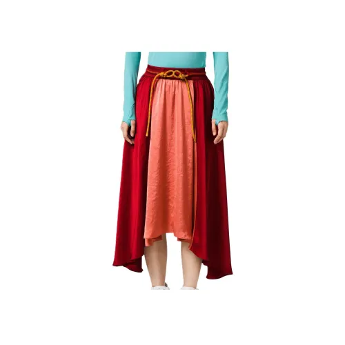 lululemon Повседневная короткая юбка женская красная