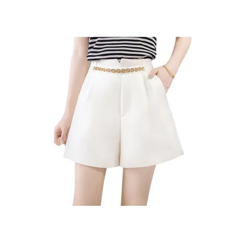 Cypress House Повседневные шорты Женские Ecru