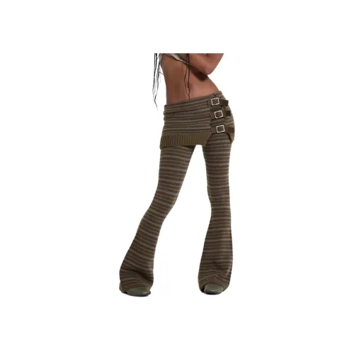 Jaded London Повседневные брюки Женские Зеленые