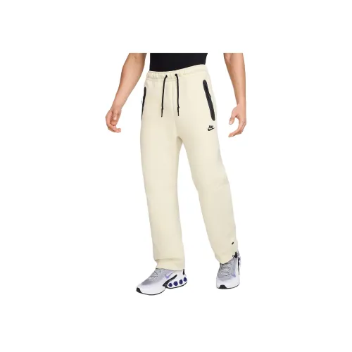 nike Tech Повседневные брюки Мужские Светлый хаки Черный