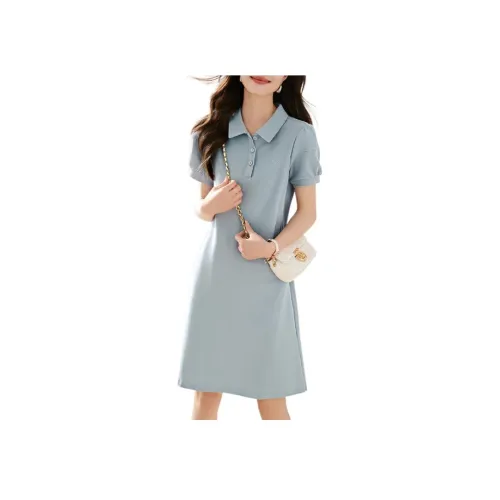 Mo Han Yi Mei Короткий рукав Платье Женское