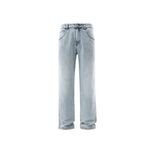 FAFC Светло-синие унисекс джинсы