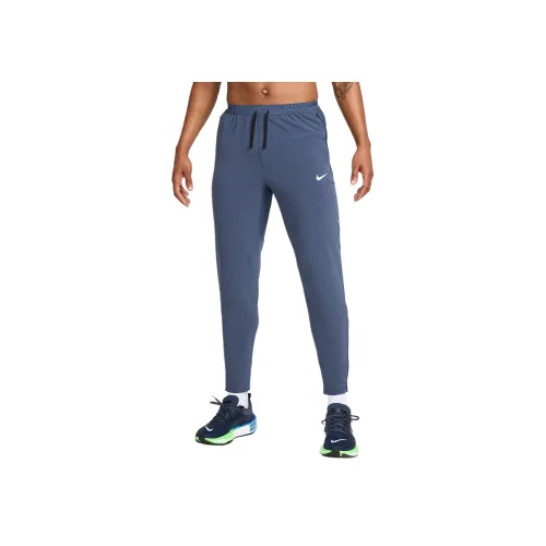 Найк Swoosh Вязаные Тренировочные Штаны Мужские Грозно-Синий