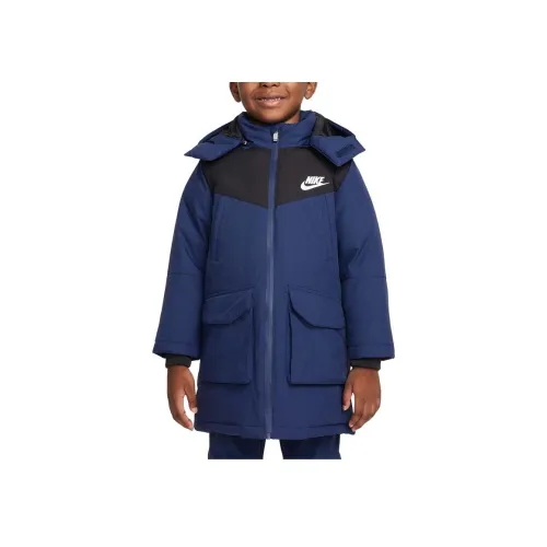 Nike Пуховик Синий Черный для детей 3-7 лет