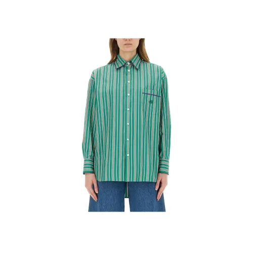 ETRO Зеленые Женские Рубашки