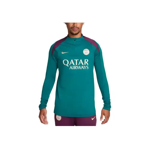 Nike Paris Saint Germain Strike Футбол Джерси Мужской Естественный Синий