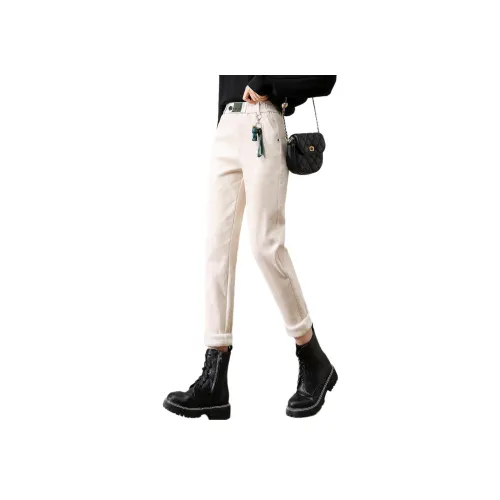 TERRE BLEUE Джинсы Женские Бежевые