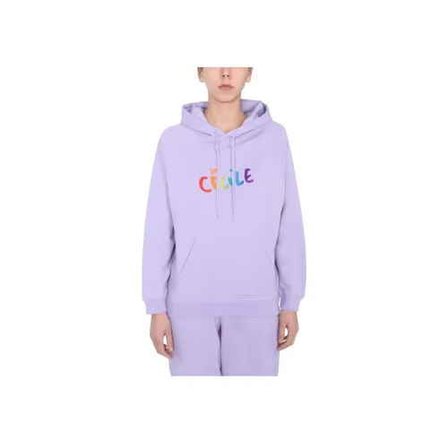 ETRE CECILE Фиолетовый Женские Свитшоты