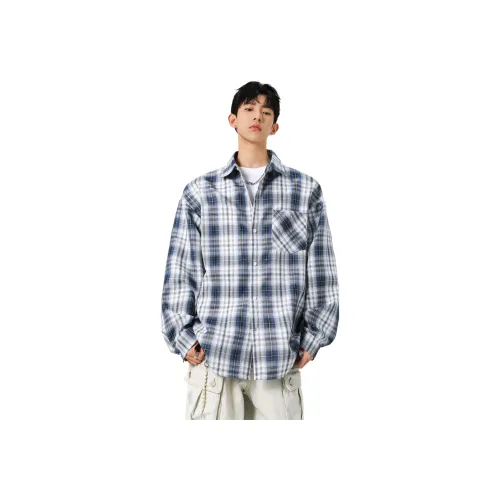 MISS FLY Темно-синий Унисекс Рубашки