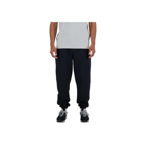 New Balance Sport Essentials Черные Мужские Вязаные Тренировочные Штаны