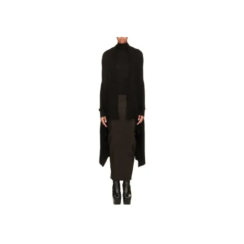RICK OWENS Черные Женские Свитеры