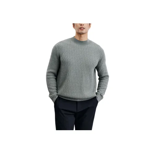 SHENGHE Серый Зеленый Мужской Трикотаж