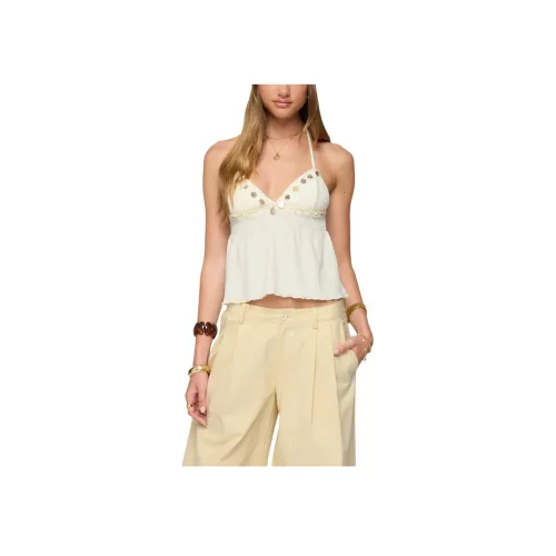 Edikted Текстурированный Радуга Babydoll Халтер Топ Топ на бретелях Женские