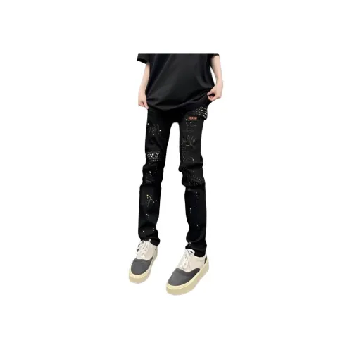 Glona Klio Черные Унисекс Джинсы