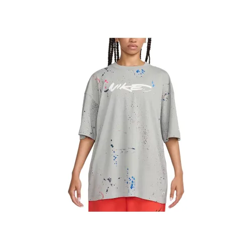 Nike Sportswear Т-рубашка с рукавом-трубкой женская основа тон серый