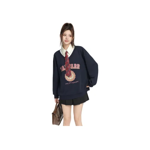 Princess Berdele Толстовка Женская Темно-синяя