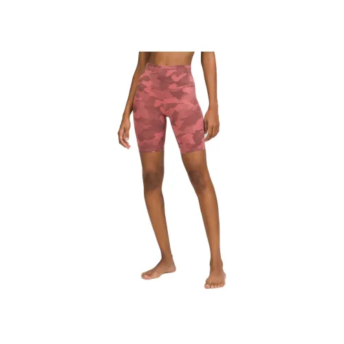 Lululemon Align™ Спортивные шорты 8' Женские Камуфляж Шиповниковый красный Смешанный цвет