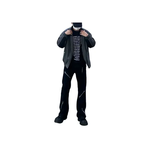 YGHOME OFFICIAL Черные Унисекс Джинсы