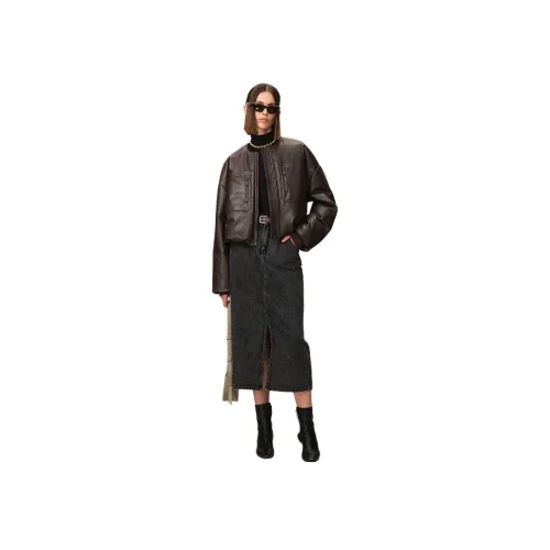 FABRIQUE Деним Длинная Юбка Женская