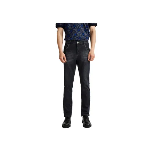 DIKENI Темно-серый Мужские Джинсы