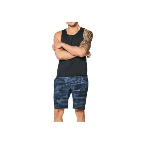 lululemon T.H.E. Спортивные шорты 9' Мужской Синий Геометрический