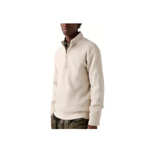 UNIQLO Светлый Бежевый Мужские Свитера