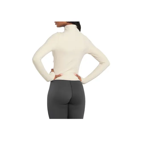 GYMSHARK Белая женская одежда для фитнеса