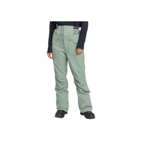 ROXY Зеленые Женские Лыжные Брюки