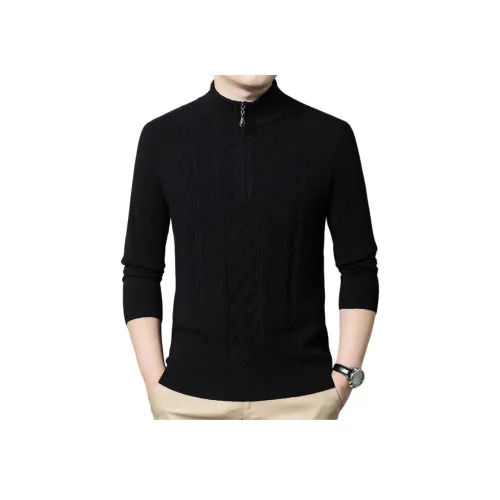 H YXIANG Кашемир Свитер Мужской