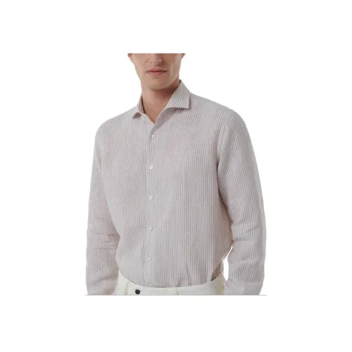 XACUS Бежевые Мужские Рубашки