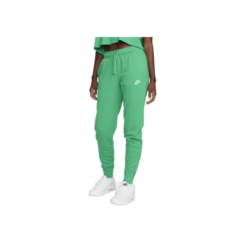 Nike Sportswear Club Флисовые Вязаные Тренировочные Штаны Женские Стадион Зеленый