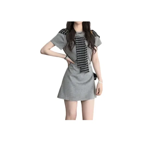 GOSO Короткий рукав платье женское