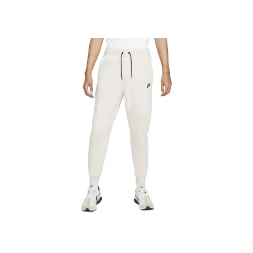 Найк Вязаные Тренировочные Штаны Мужские Белые