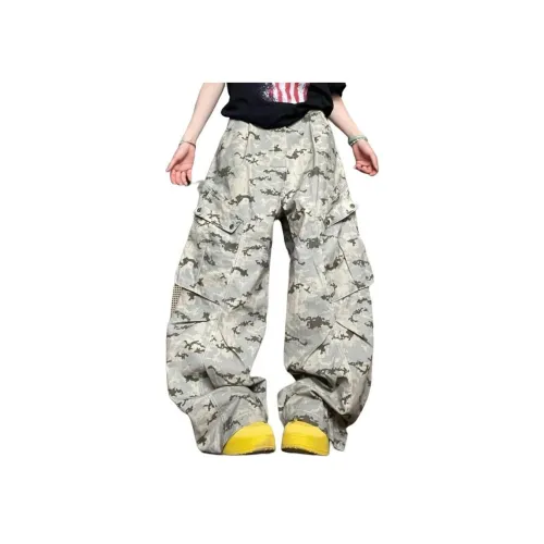 SINKACME Камуфляж Унисекс Карго Брюки