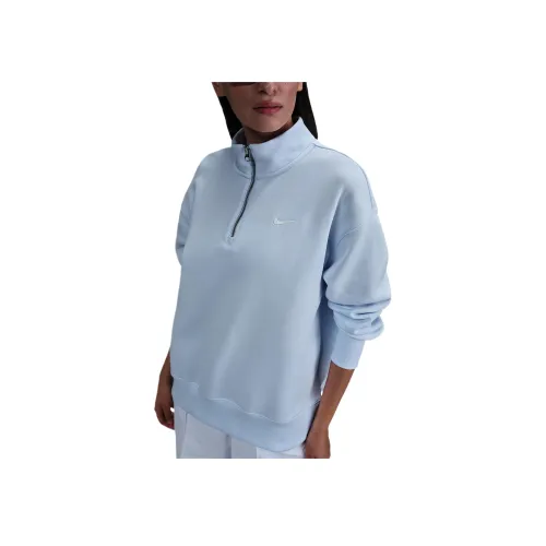 nike Sportswear Phoenix FleeceSwoosh Свитшот Женский Синий