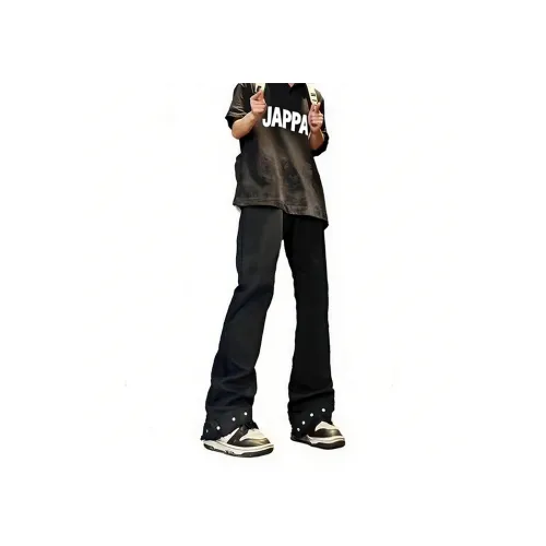 JIEPA Черные Унисекс Джинсы