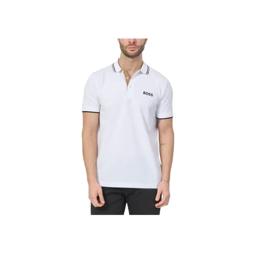 Hugo Boss Поло Мужское Белое