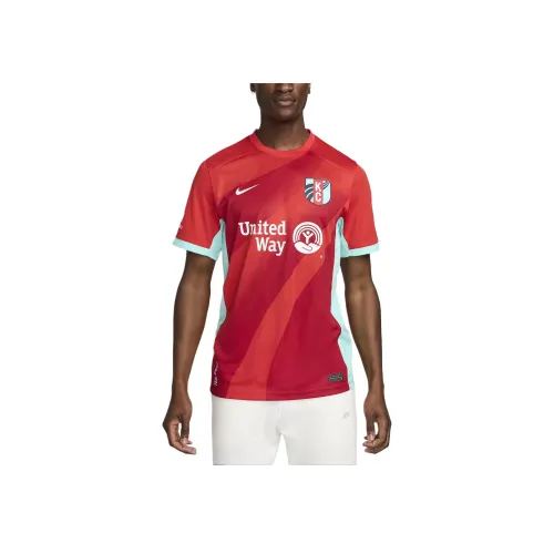 nike Kansas City Current 2024 Stadium Primary Футбол Джерси Мужской Красный