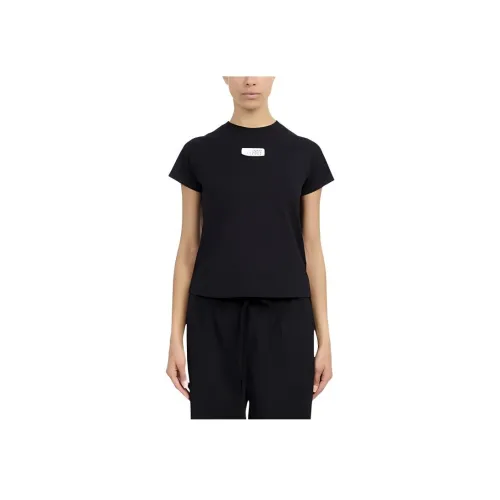 MM6 Maison Margiela Черные Женские Т-рубашки