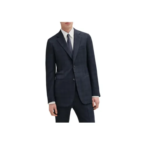 HERMES FW25 Бизнес-костюм Пальто Мужской