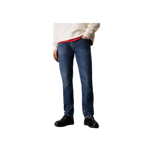 CALVIN KLEIN Джинсы Европейская версия Мужские Ярко-синие
