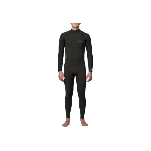 Patagonia YULE Мужской Regulator® Лайт Передняя часть Zip Полный костюм для дайвинга Мужской Черный