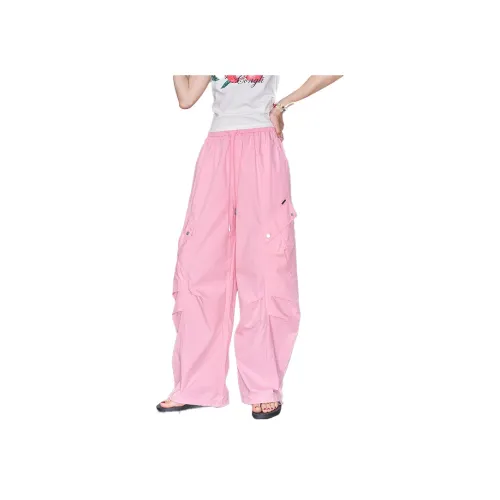ELF SACK Эрасер Розовый Женские Повседневные Брюки