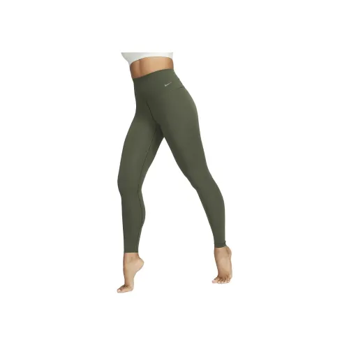 NIKE Оливково-зеленые Женские Леггинсы