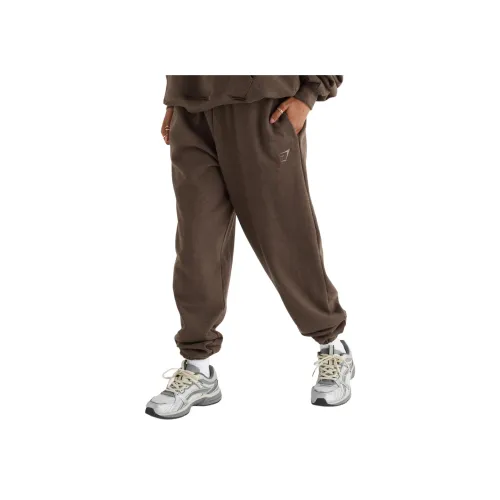 GYMSHARK Повседневные брюки Женские Коричневый Marlstone