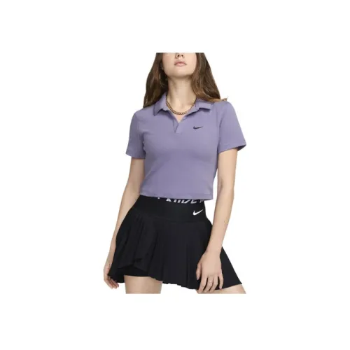 nike Sportswear Essential Поло Женские Фиолетовый