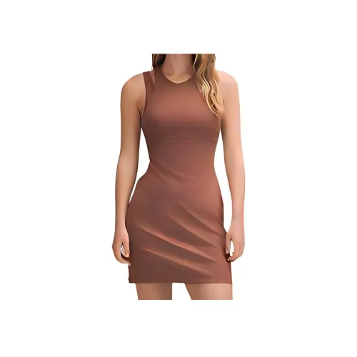 lululemon SS24 Без рукавов Платье Женское Бронза Коричневый