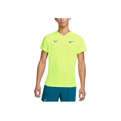 nike ACG DRI FIT ADV Короткий рукав Теннис Топ Теннис Топ Мужской Неоново-желтый