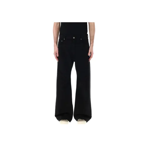 RICK OWENS совместный бренд RO Джинсы Мужские Черные